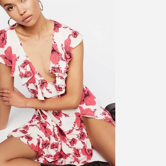 Free People French Quarter Wrap Dress SzS - Picture 4 of 9